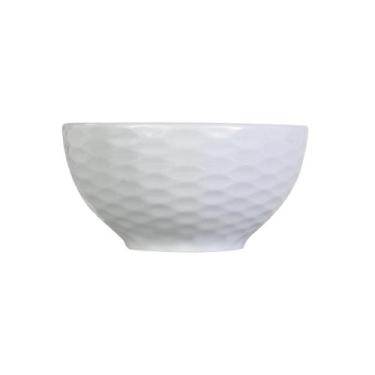Imagem de Bowl Tigela Sobremesa Branco Relevo Ondas 416 ml Germer - Germer Porce