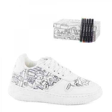 Imagem de Tênis Bobbie Goods Para Pintar Com Canetinha Infantil-Feminino