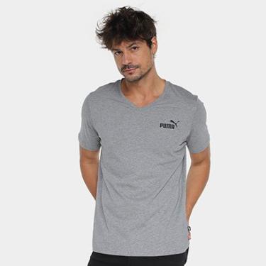 Imagem de Camiseta Puma Ess V Neck Masculina-Masculino
