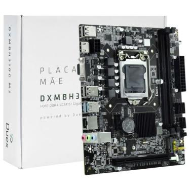 Imagem de Placa Mãe H310 LGA 1151 Duex Matx M2 DDR4 HDMI VGA USB 3.0 Gigabit LAN
