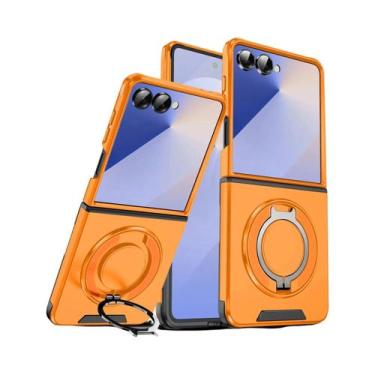 Imagem de 360 graus Capa Protetora Magnética Antichoque Para Samsung Z Flip 6 7 