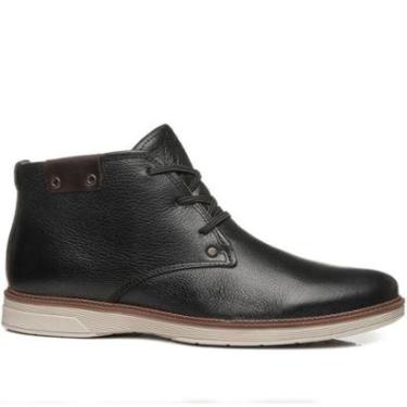 Imagem de Bota Coturno Masculina Pegada Social Couro Original Calce Fácil-Masculino