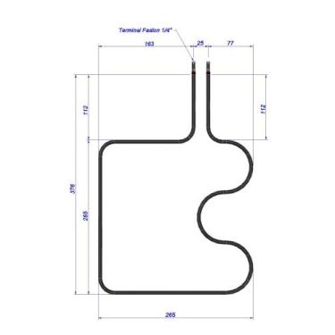 Imagem de Resistências para Fornos MÜELLER Sonetto - 750W - 127V