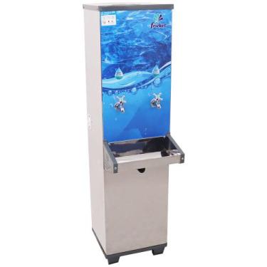Imagem de Bebedouro Industrial 25 Litros Água Gelada Voltagem220v - Frisbel, Azu