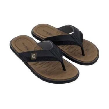Imagem de Chinelo Cartago Malta VII - Masculino - Preto marrom - 40, Preto marro