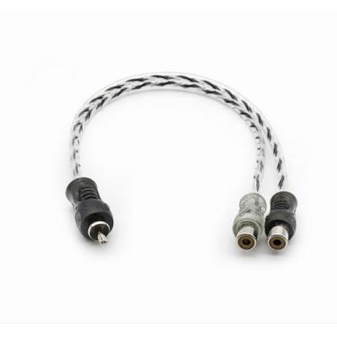 Imagem de Cabo Y Rca 1 Macho E 2 Fêmeas Dupla Blindagem Injetado 4mm - Tech One