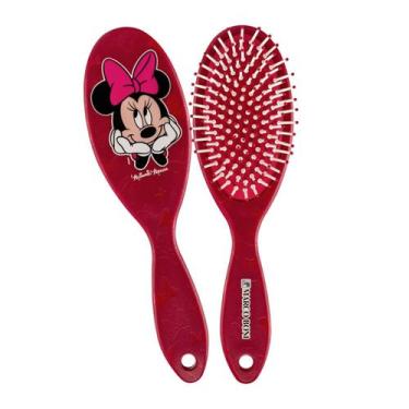 Imagem de Escova De Cabelo Oval Coleção Disney Minnie Marco Boni, Vermelho