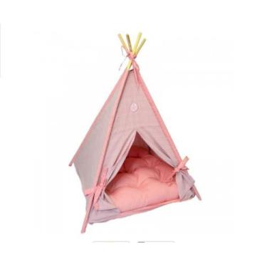 Imagem de Tenda dakota rs m 70x80x110cm roza - São pet, Rosa
