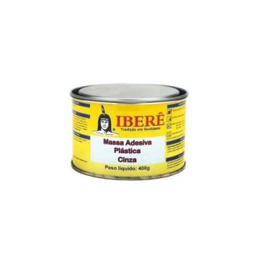 Imagem de Massa Adesiva Plástica 400g Iberê - IBERE, CINZA