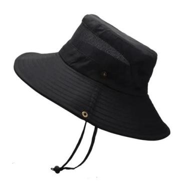 Imagem de Chapéu De Pescador De Poliéster Respirável Para O Verão, Chapéu De Sol