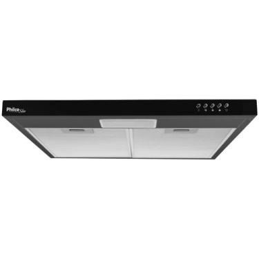 Imagem de Depurador E Exaustor Philco Slim 60cm 3 Velocidades 220V, Preto, 220V