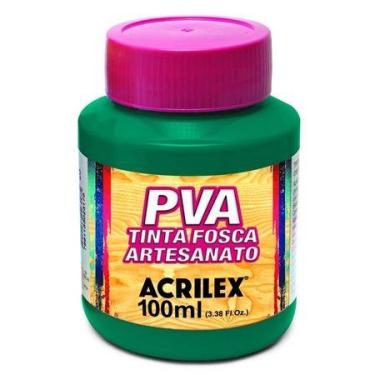 Imagem de Tinta Pva Fosca 100ml 511 Verde Bandeira Acrilex