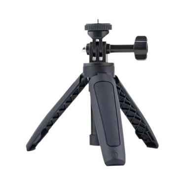 Imagem de Tripé Mini Dobrável Com Suporte Para Câmera DSLR E GoPro, Cabeça Esfér