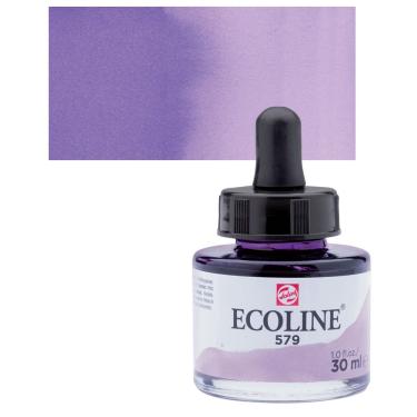 Imagem de Tinta Aquarela Líquida Ecoline Talens 30ml Cor Pastel Violet 579