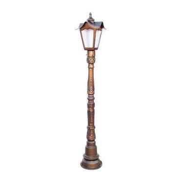 Imagem de Poste Chinês Para Jardim De Alumínio 01 Luminária 1,27M