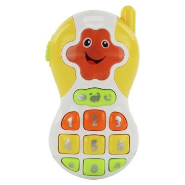 Imagem de Celular Musical De Atividades Amarelo Com Branco - Bbr Toys