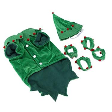Imagem de Roupas para animais de estimação, roupas confortáveis ​​e macias Cosplay, fantasias engraçadas de Natal para animais de estimação para cães para gatos(L)