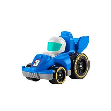 Imagem de Fisher-Price Little People Wheelies Race Car - GMJ21 ~ Blue #3 Grand Prix Racer
