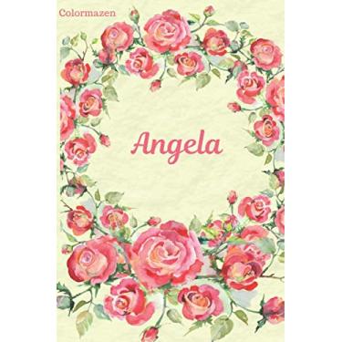Imagem de Angela: Red Rose Personalised Notebook (Small)