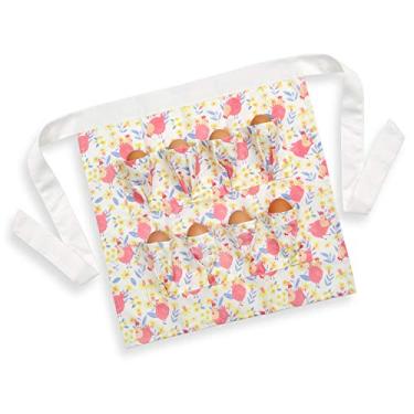 Imagem de Avental para coleta e recolhimento de ovos de galinha com 8 bolsos, criança