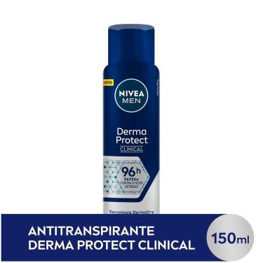 Imagem de Desodorante Nivea Men Clinical Derma Protect Masculino Aerosol Antitranspirante 150ml 150ml
