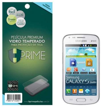 Imagem de Pelicula de Vidro temperado 9h HPrime para Samsung Galaxy S Duos S7562/ Trend, Hprime, Película Protetora de Tela para Celular, Transparente
