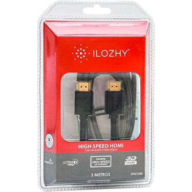 Imagem de Cabo Hdmi X Hdmi 1.4 Ilozhy 3 Metros 4k Uhd 3d Gold