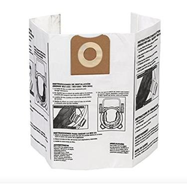 Imagem de RIDGID - 23743 Sacos de pó secos de alta eficiência para aspiradores úmidos/secos de 12 a 16 galões (pacote com 2)