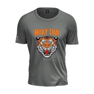 Imagem de Camiseta Muay Thai Tigre Animal Luta Arte Marcial Shap Life