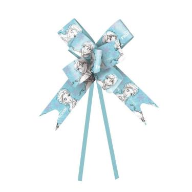 Imagem de Laço Pronto Embalagem Presente Frozen Disney Azul 32Mm C/10