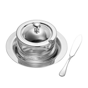 Imagem de WOLFF BRASIL MANTEIGUEIRA AÇO INOX E VIDRO C/ESPÁTULA ITALY