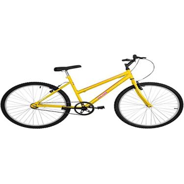 Imagem de Bicicleta de Passeio Ultra Bikes Esporte Aro 26 Reforçada Freio V-Brake Sem Marcha Amarelo