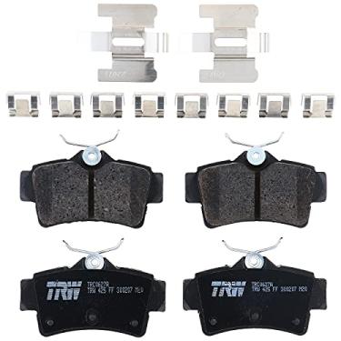 Imagem de TRW Conjunto de pastilhas de freio a disco Pro TRC0627A para Ford Mustang 1994-1999, traseira e outras aplicações