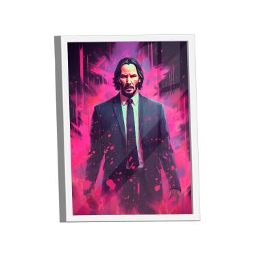 Imagem de Quadro John Wick Purple -- BR ARTES