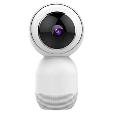 Imagem de SMARSECUR Câmera de segurança TY-F9 1080P com visão noturna inteligente/Ptz/áudio bidirecional, câmera IP de vigilância residencial sem fio de 2,4 GHz, serviço de nuvem, compatível com Amaozn Alexa e Google Echo