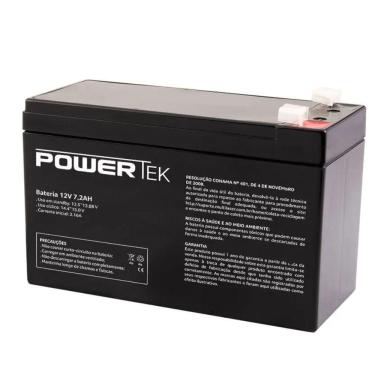 Imagem de Bateria Estacionaria Powertek 12V 7.2Ah - EN014