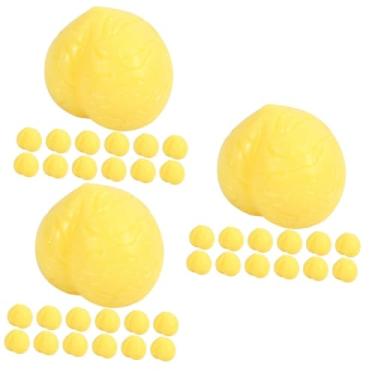 Imagem de HEMOTON 75 Peças Brinquedos De Frutas Artificiais Pêssegos Modelo De Frutas Brinquedo De Apertar Brinquedo De Apertar Para Ansiedade Brinquedo De Apertar Interessante Brinquedo De
