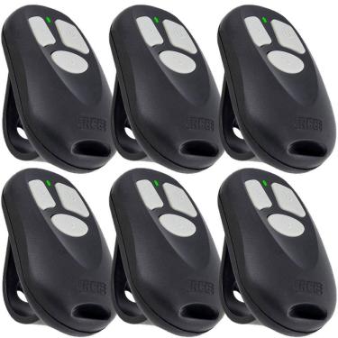 Imagem de 6 Controle Remoto 3 Canais Portão Eletronico 433mhz Rcg Seg Garen Ppa