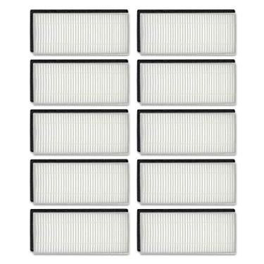 Imagem de WuYan 10 peças de filtro Hepa para Ecovacs Deebot N79S N79 para Eufy RoboVac 11 11C para CONGA EXCELLENCE 990 capa de escova