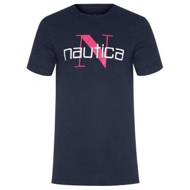 Imagem de Camiseta Nautica Masculina N Logo Azul Marinho-Masculino