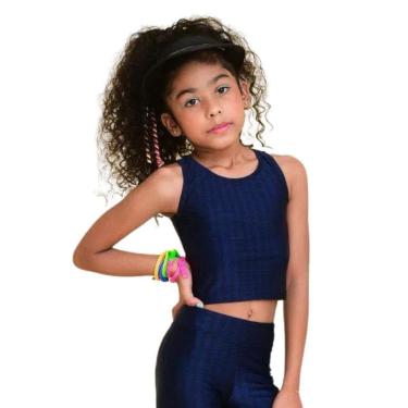 Imagem de Top Regata Infantil - Azul Marinho-Feminino