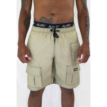 Imagem de Shorts Elástico Sarja Bolsos Alkary-Masculino