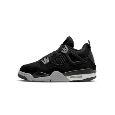 Imagem de Jordan Youth Air Jordan 4 GS DV0553 006 Black Canvas - Size 7Y