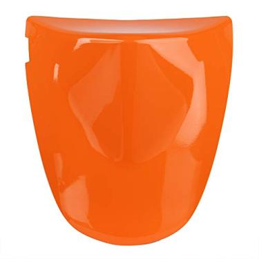 Imagem de Capa de assento traseiro de motocicleta carenagem capota traseira de passageiro cauda ABS capa de extremidade adequada para Kawasaki Ninja ZX6R 636 ZX-6R 2003-2004 (laranja)