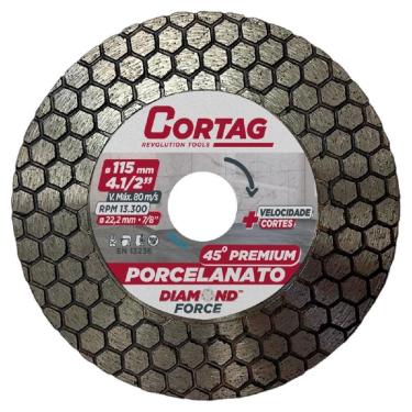 Imagem de Disco Diamantado Para Chanfro 45 Premium 115Mm 62795 Cortag