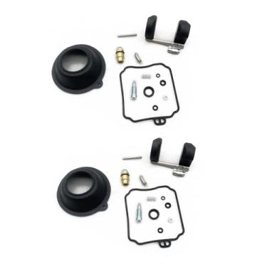 Imagem de Kit de reparo de carburador para configurar diafragma de vácuo e boia compatível com XVZ13A XVZ13AT XVZ1300A XVZ 13A 1300A 13 1300 A (4 conjuntos B)
