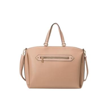 Imagem de Bolsa Transversal e de Mão Feminina Tamanho Grande Estilo Casual Nude