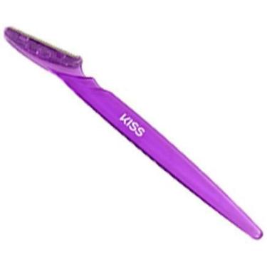 Imagem de Navalha De Sobrancelha Kiss Lâmina Longa Roxo
