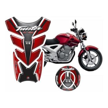 Imagem de Kit Adesivo Resinado P/ Moto CBX 250 Twister 2003 a 2008 - Resitank