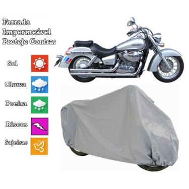 Imagem de Capa cobrir moto Shadow 600 100% Impermeável Proteção Total Bezzter